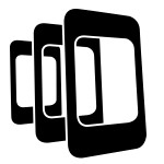 PhoneGap Symbol Black